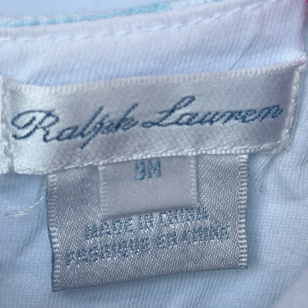 Polo Ralph Lauren baby girls' striped cotton romper